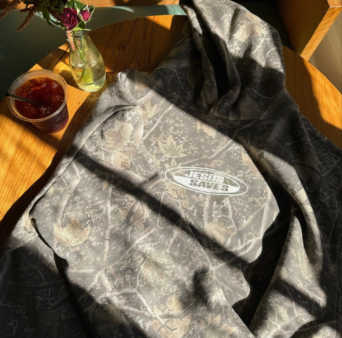 Saved by Grace Camo Hoodie