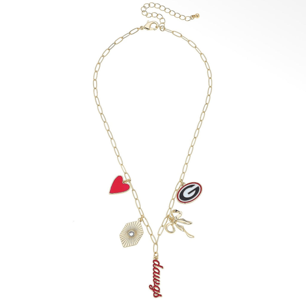Georgia Gameday Charm Necklace