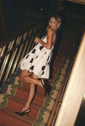 The Dot After Dark Mini Dress