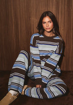 The Aspen Stripe Knit Set