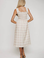 Willow Check Midi Dress