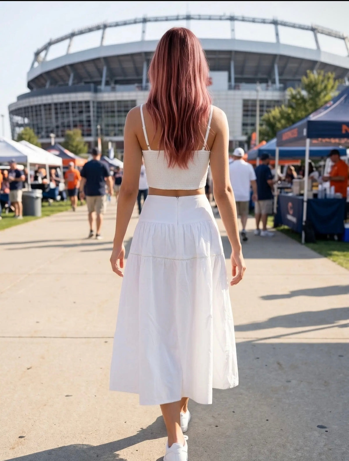 White Game Day Set