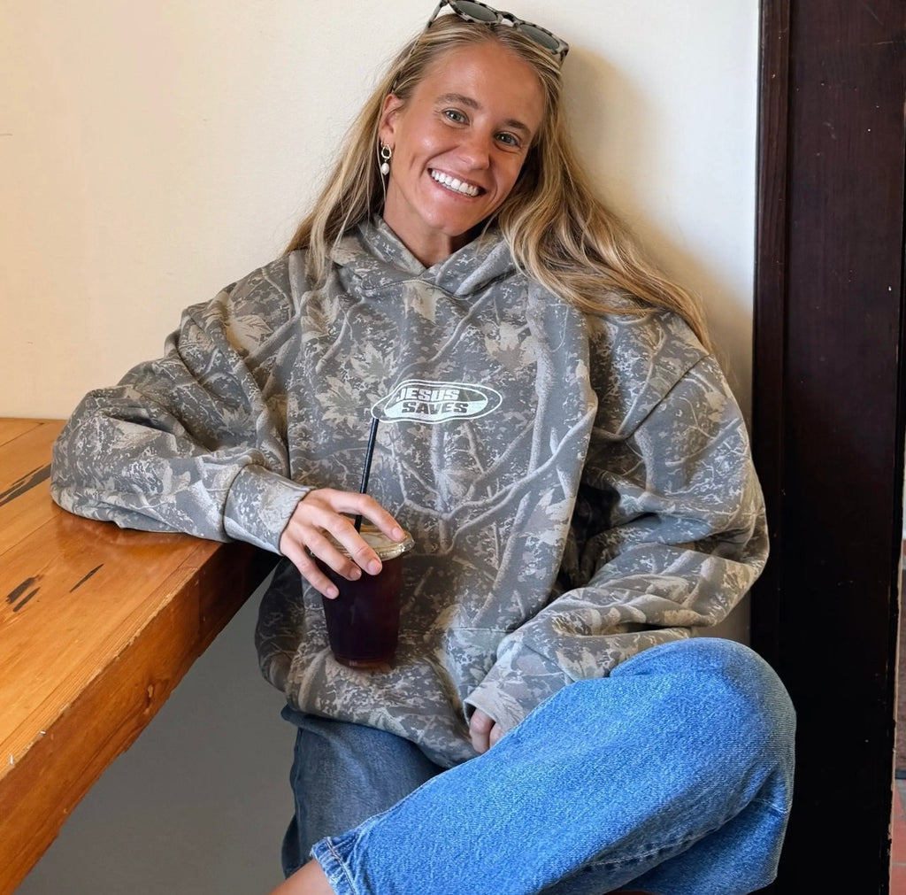 Saved by Grace Camo Hoodie