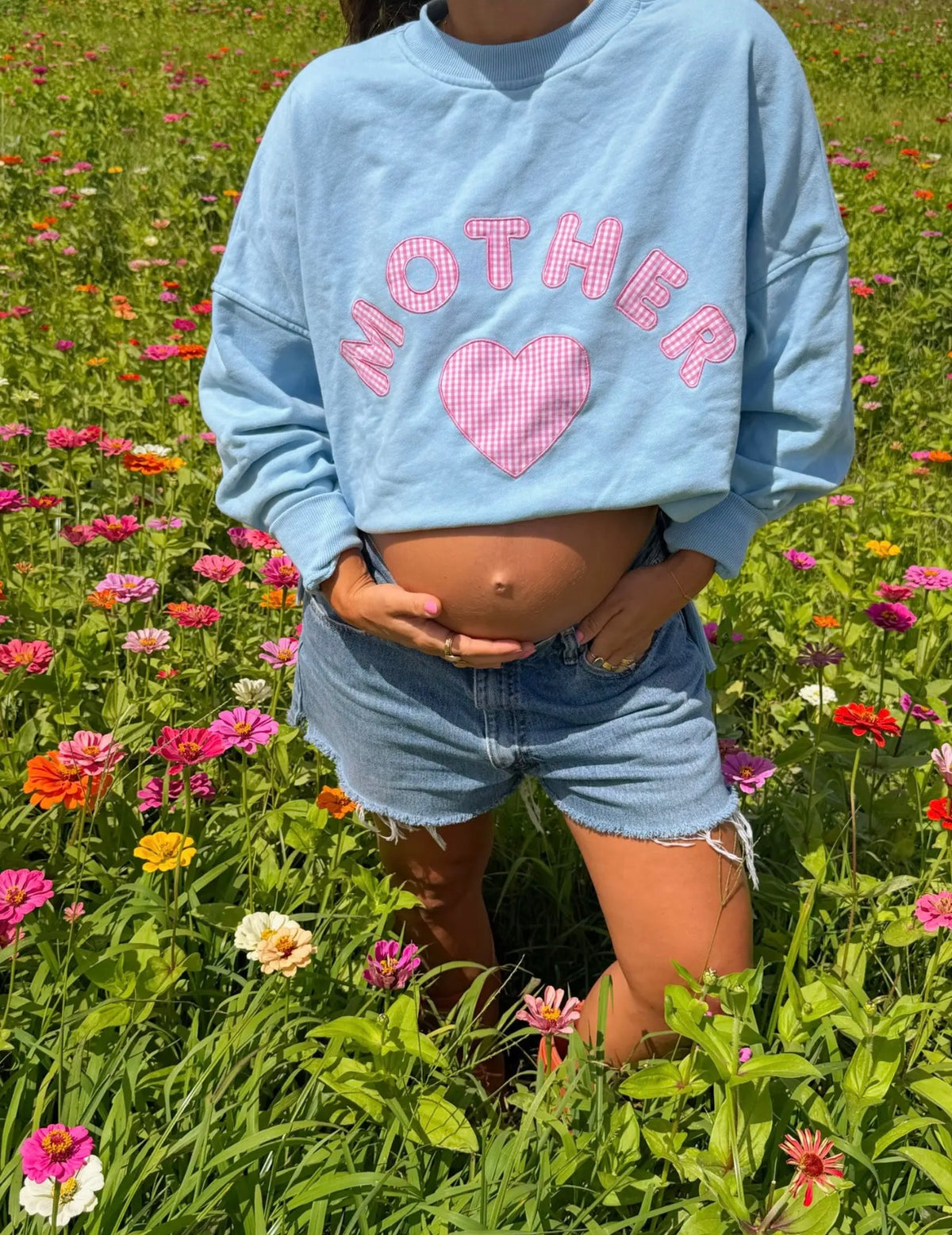 Motherhood in Bloom Crewneck