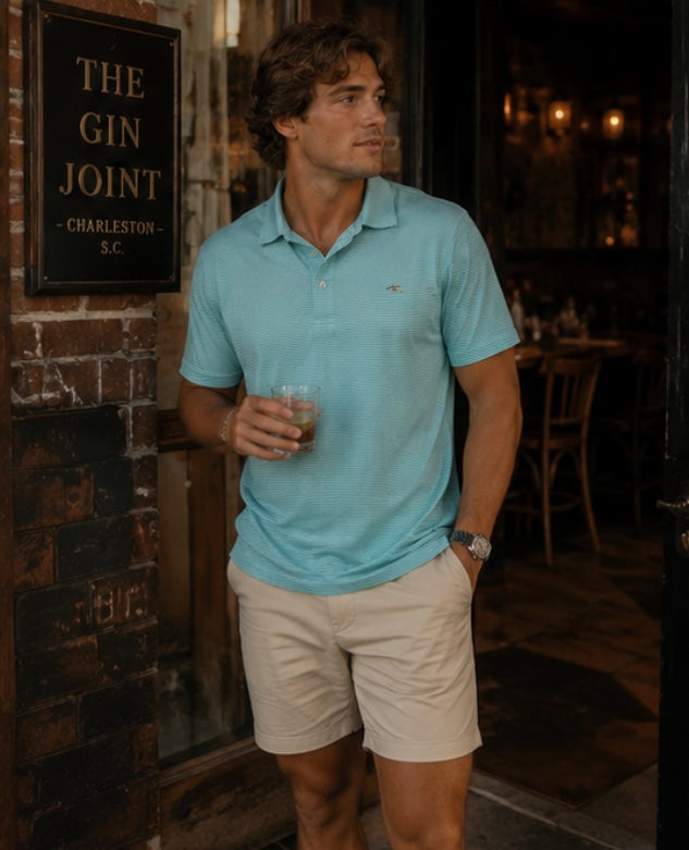 Lowcountry Stripe Polo