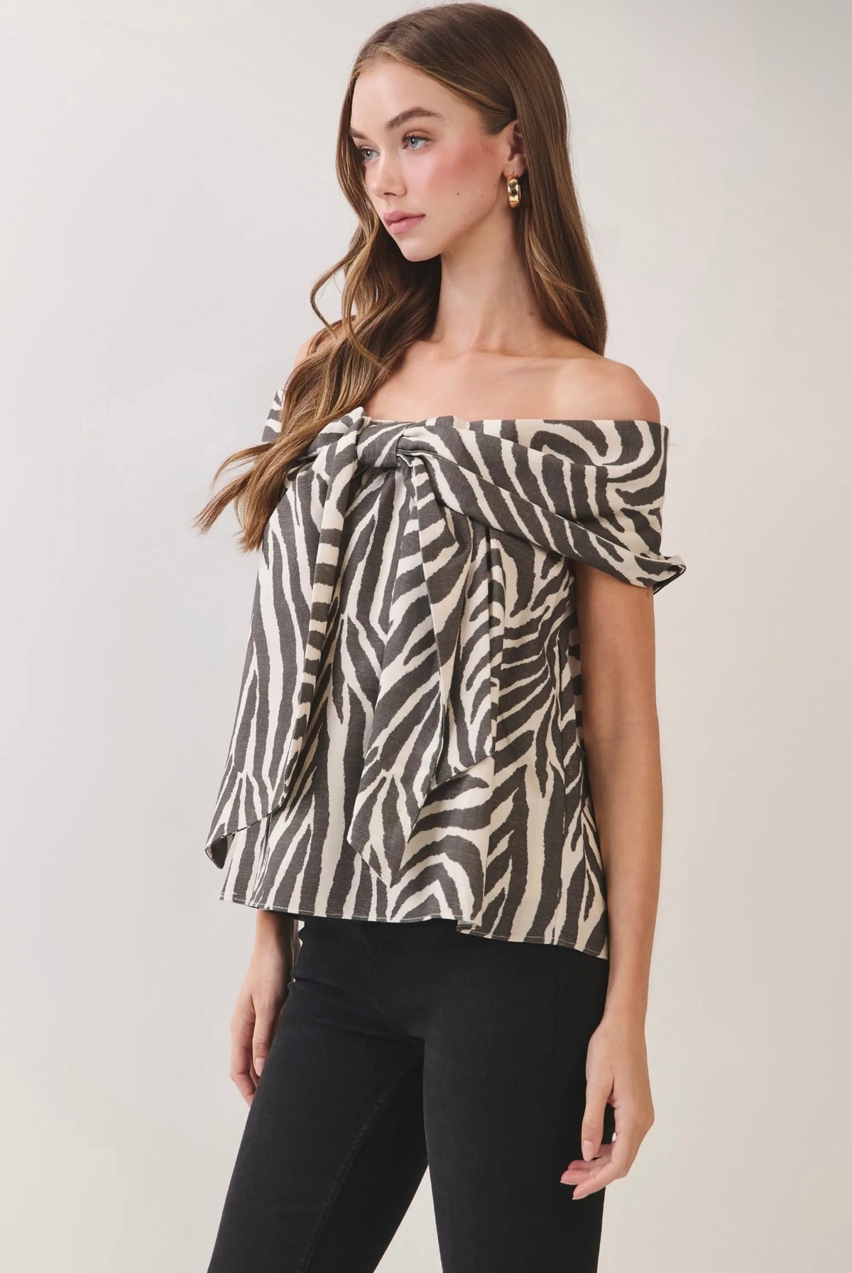 Wild at Heart Bow Blouse