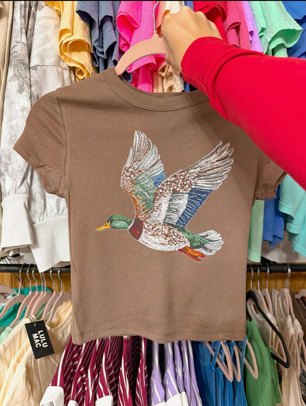 Southern Flight Rhinestone Baby Tee alternate