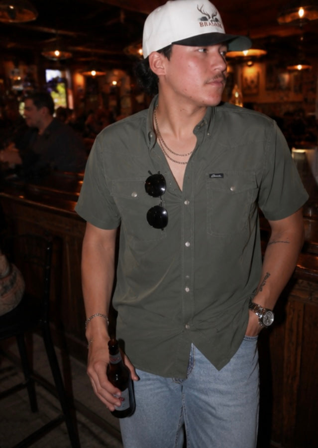 Last Call Button-Up