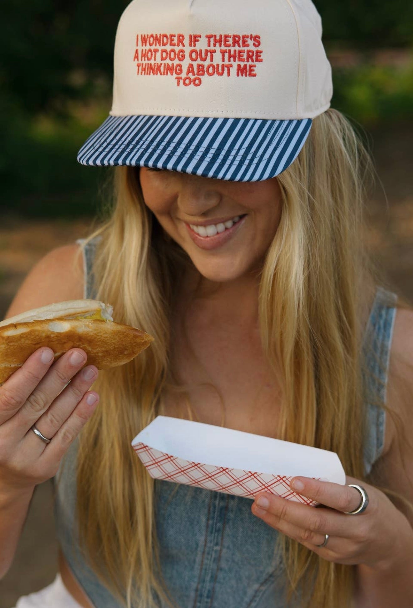 Hot Dog Thoughts Hat