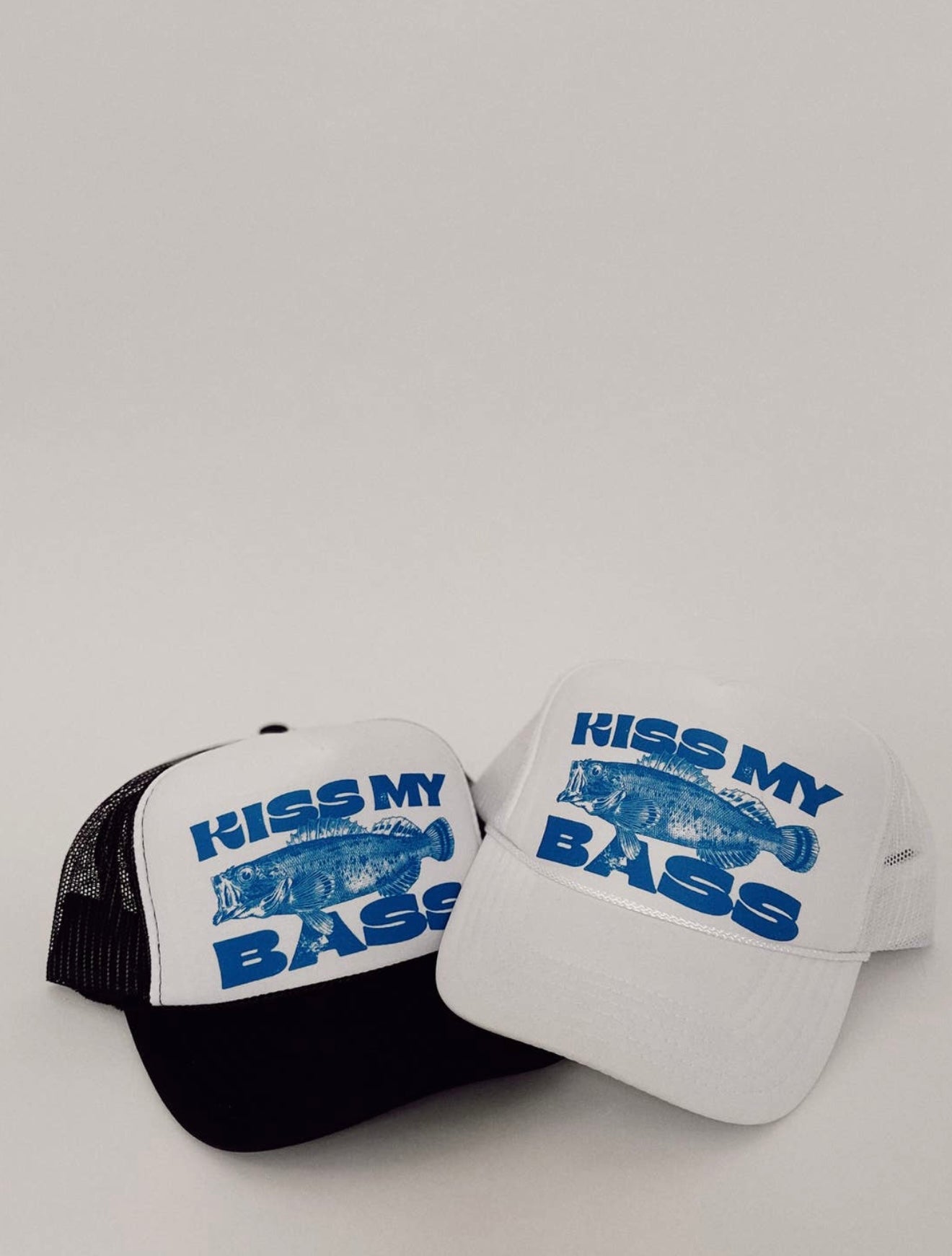 Kiss My Bass Trucker Hat Collection