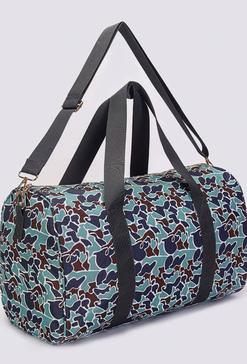 Backroad Blue Camo Duffle