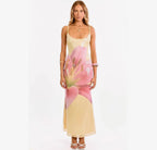 Sunlit Lily Maxi Dress