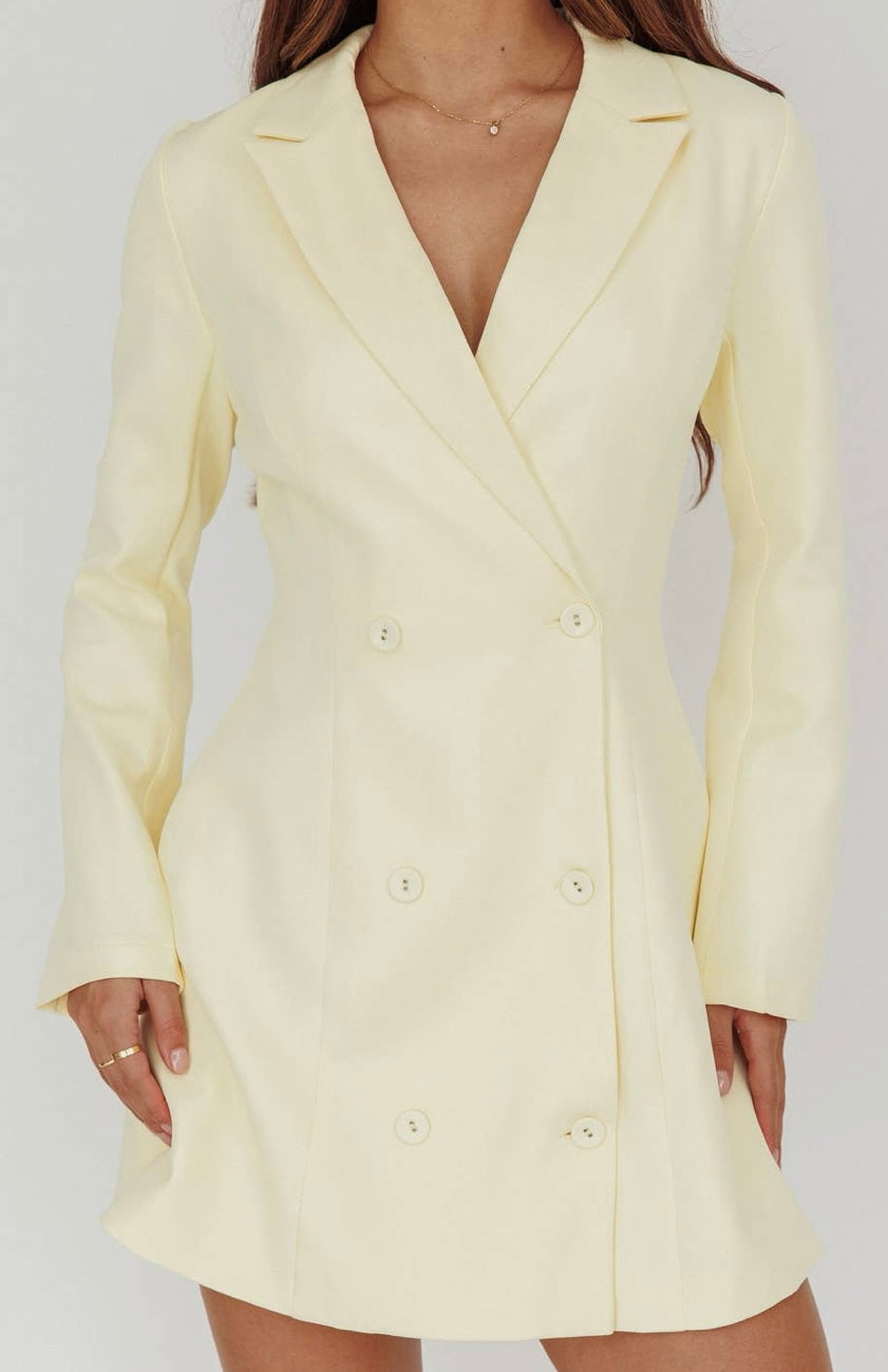 Buttercup Boulevard Blazer Dress