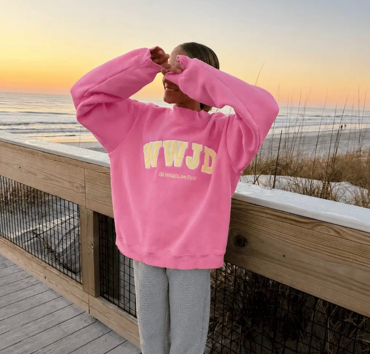 Love First Mockneck Sweatshirt