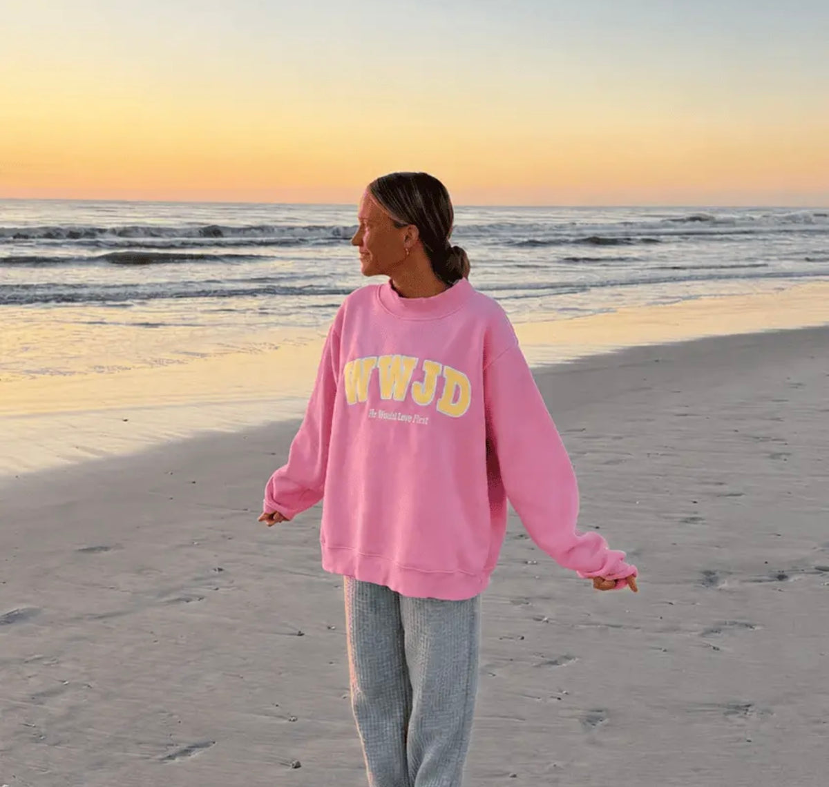 Love First Mockneck Sweatshirt