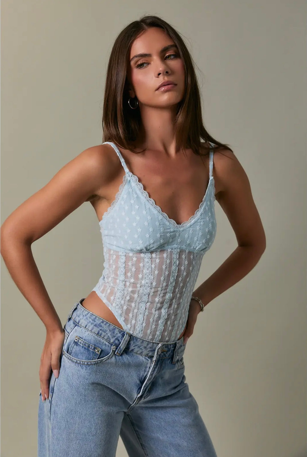 Sweetheart Lace Bodysuit
