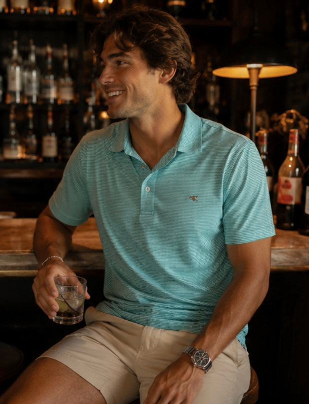 Lowcountry Stripe Polo