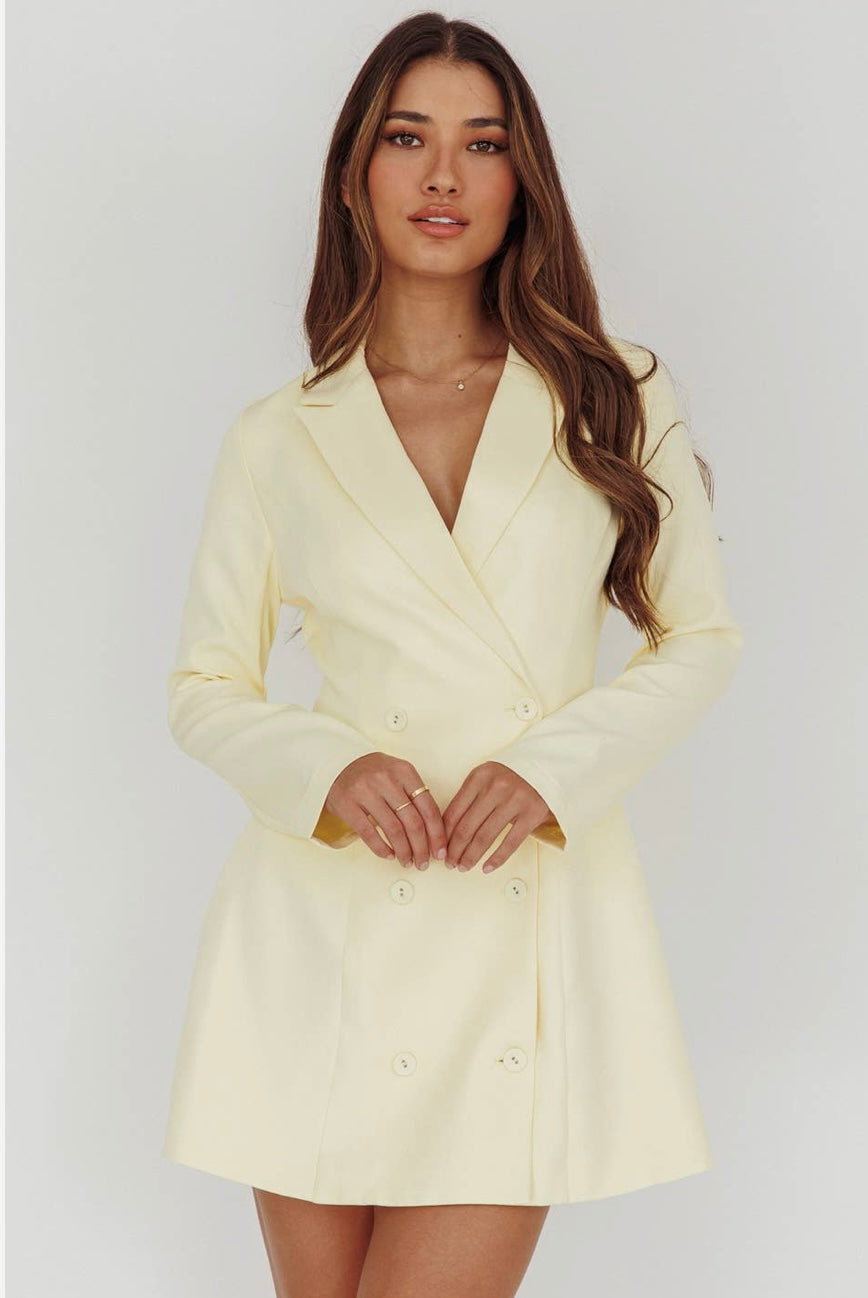 Buttercup Boulevard Blazer Dress