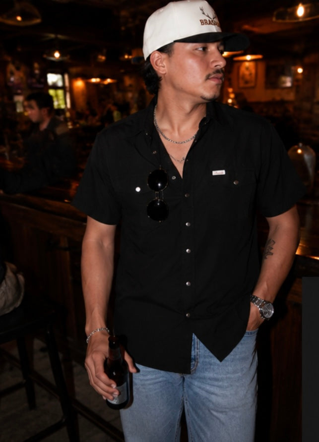 Last Call Button-Up