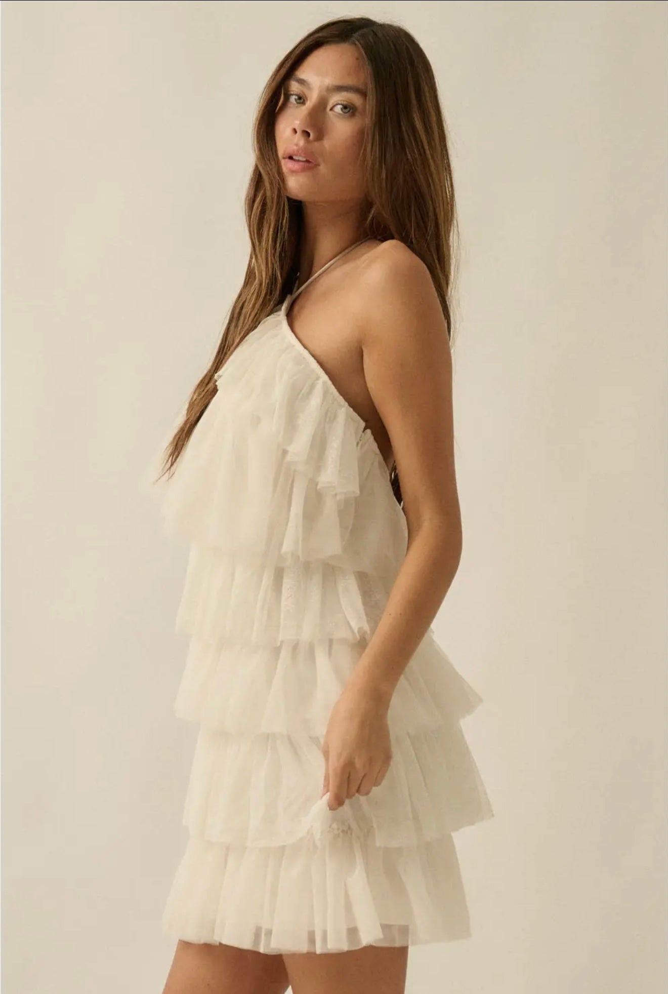 Desert Moon Ruffle Dress