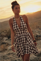 Brown Sugar Gingham Dress