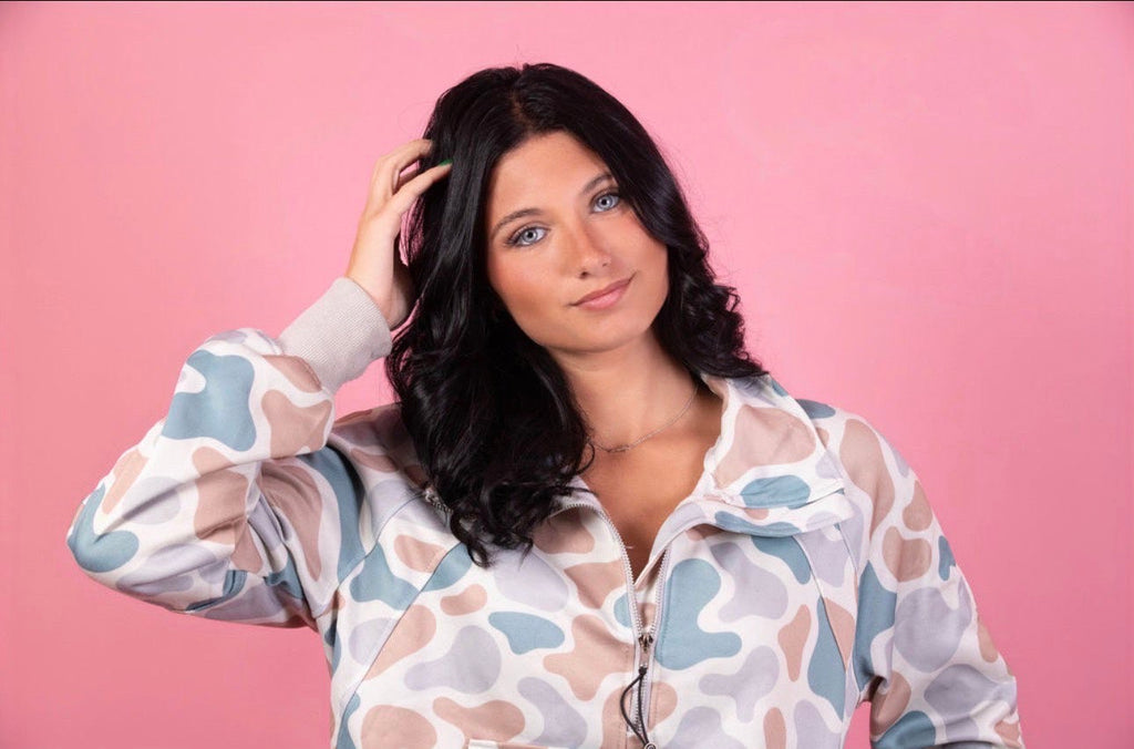 The Bluewater Camo Quarter Zip