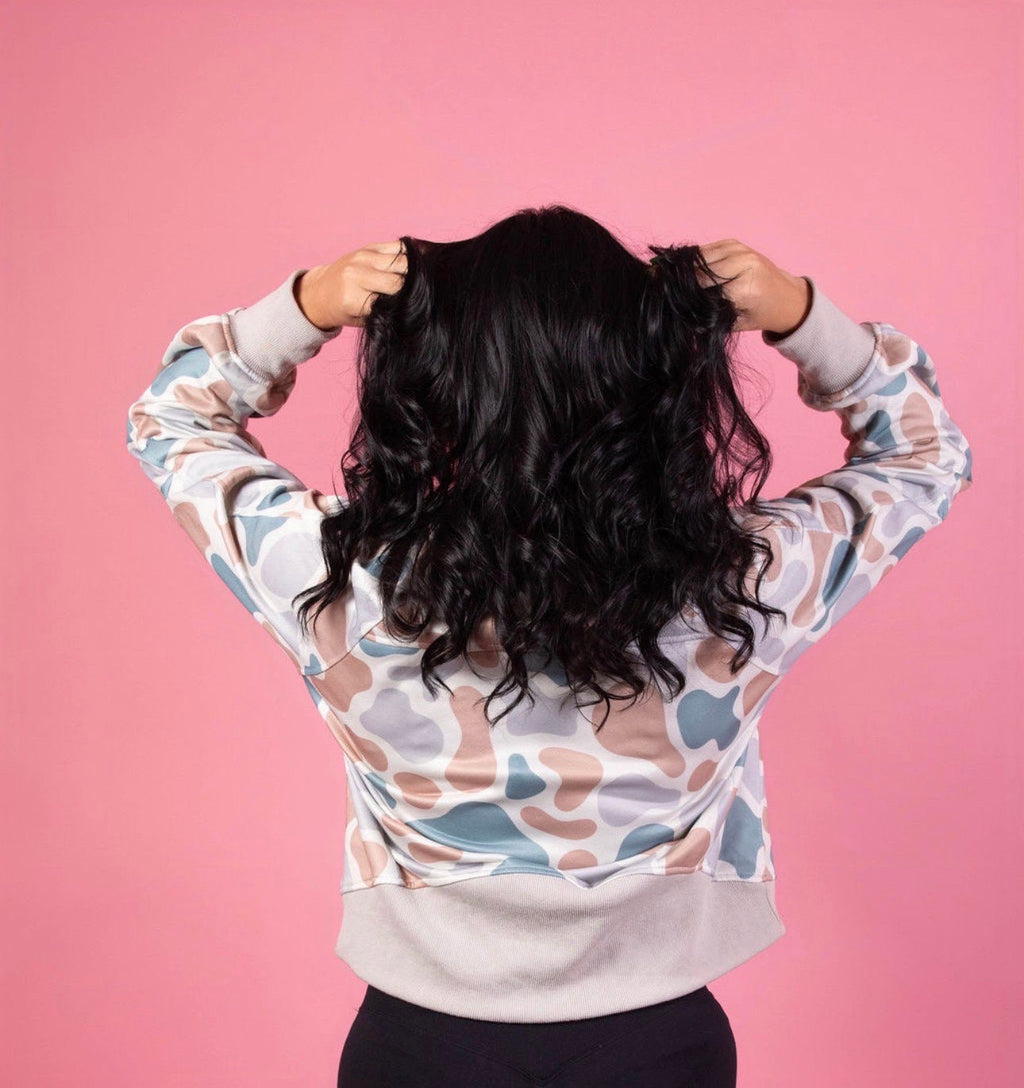 The Bluewater Camo Quarter Zip