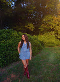 Boots & Buckles Denim Dress