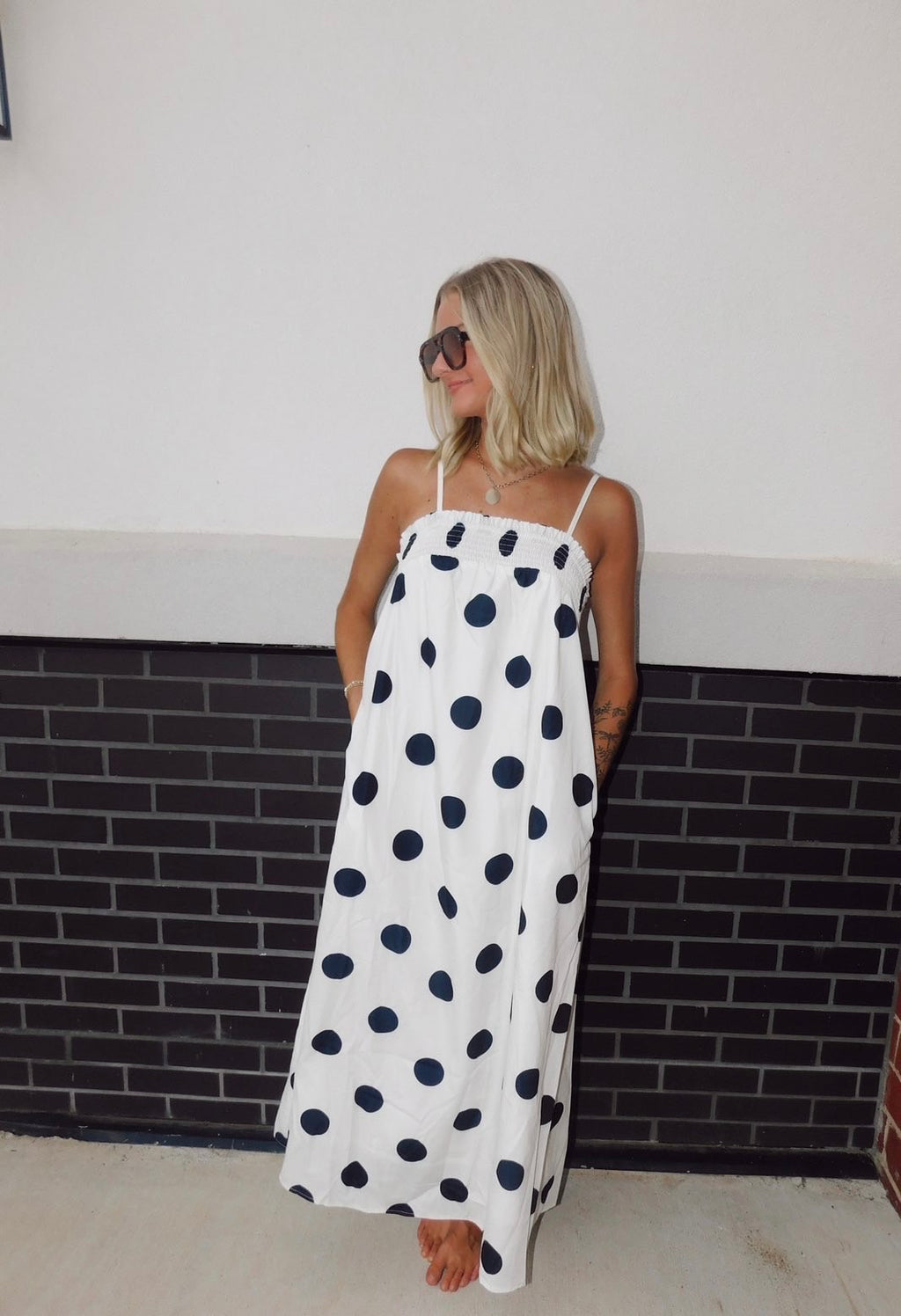 Sunday Stroll Polka Dot Maxi