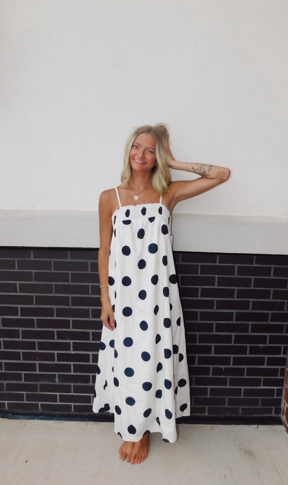 Sunday Stroll Polka Dot Maxi