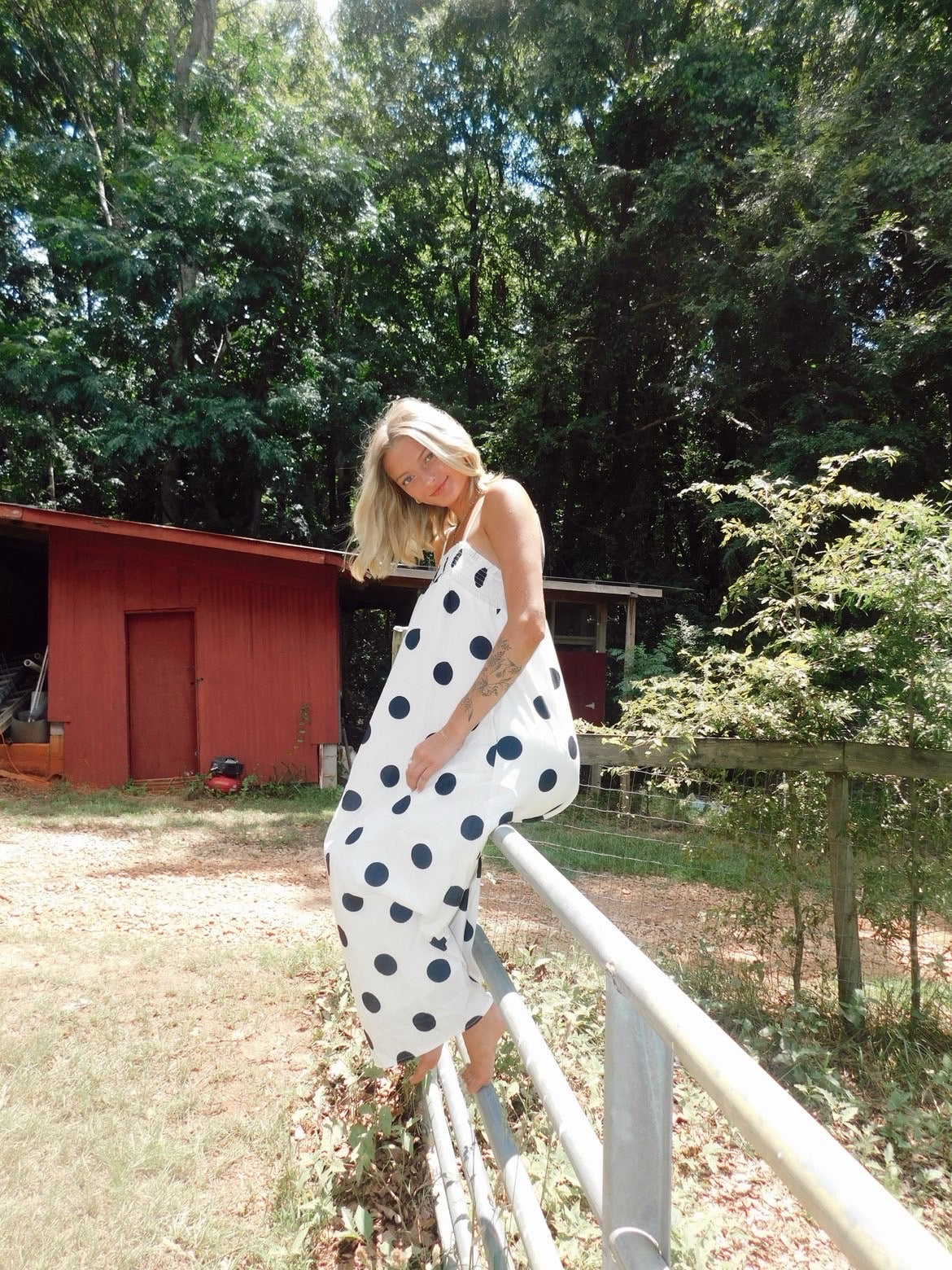 Sunday Stroll Polka Dot Maxi