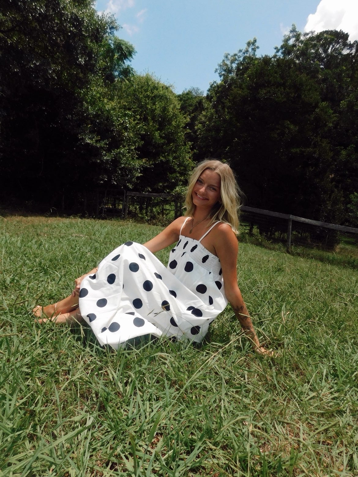 Sunday Stroll Polka Dot Maxi