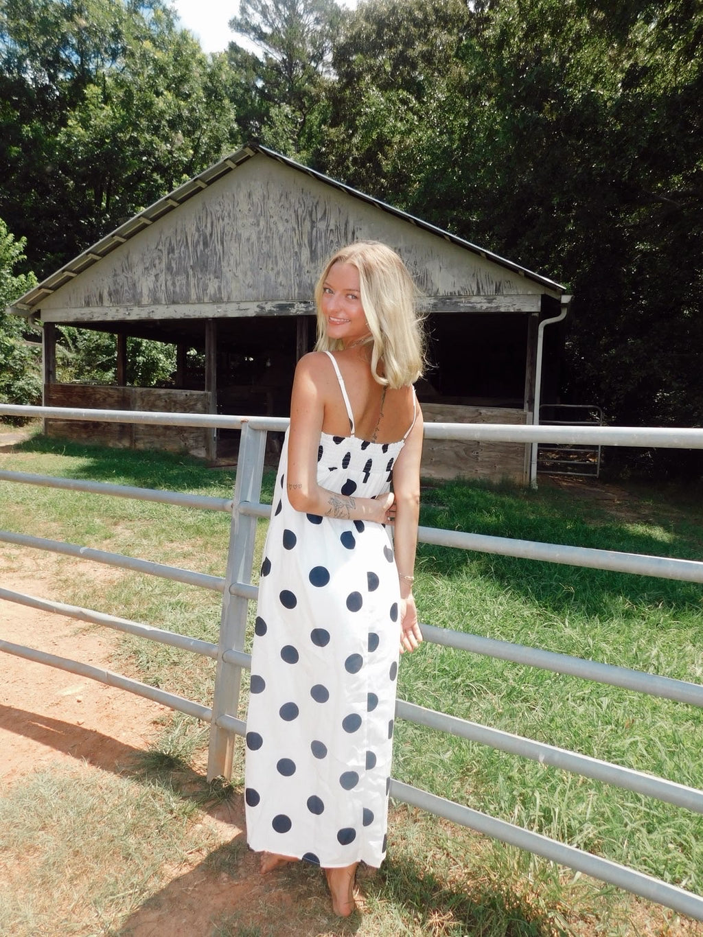 Sunday Stroll Polka Dot Maxi