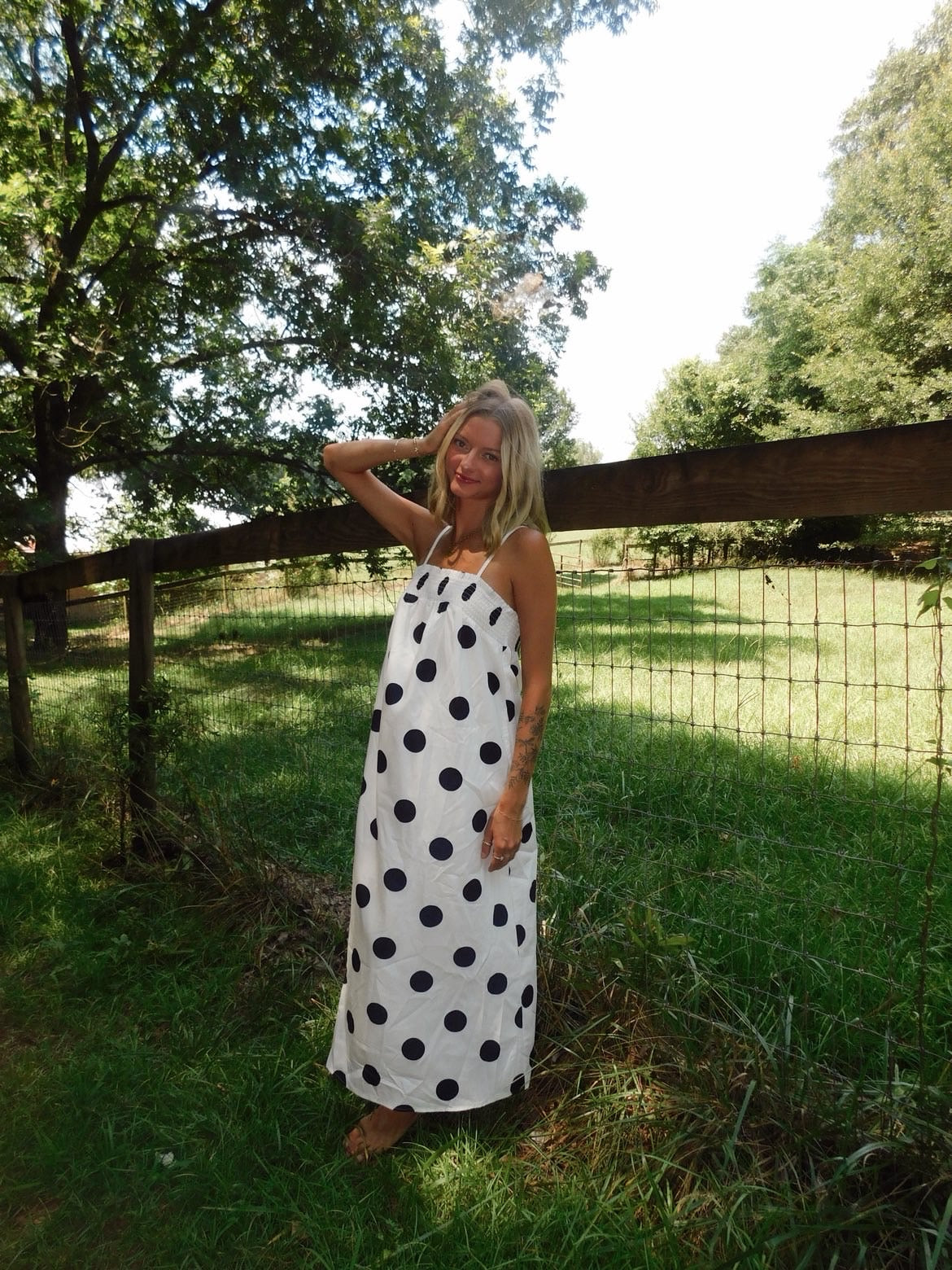 Sunday Stroll Polka Dot Maxi