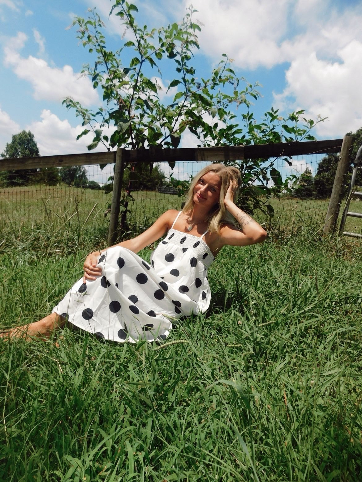 Sunday Stroll Polka Dot Maxi