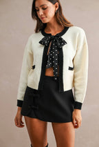 The Darling Bow Cardigan
