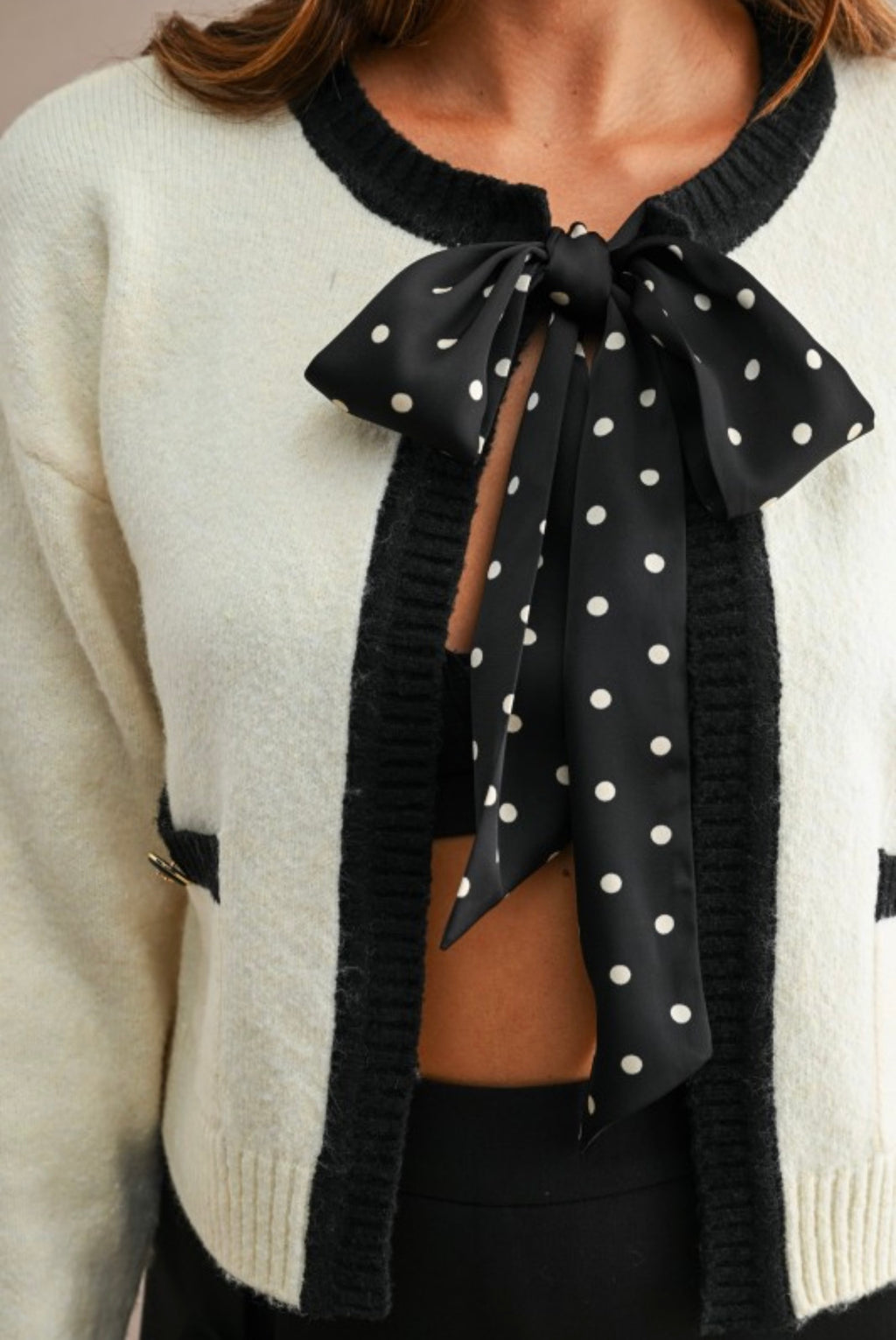 The Darling Bow Cardigan