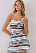 The Espresso Stripe Dress