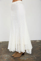 Ivory Hour Lace Skirt