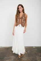 Ivory Hour Lace Skirt