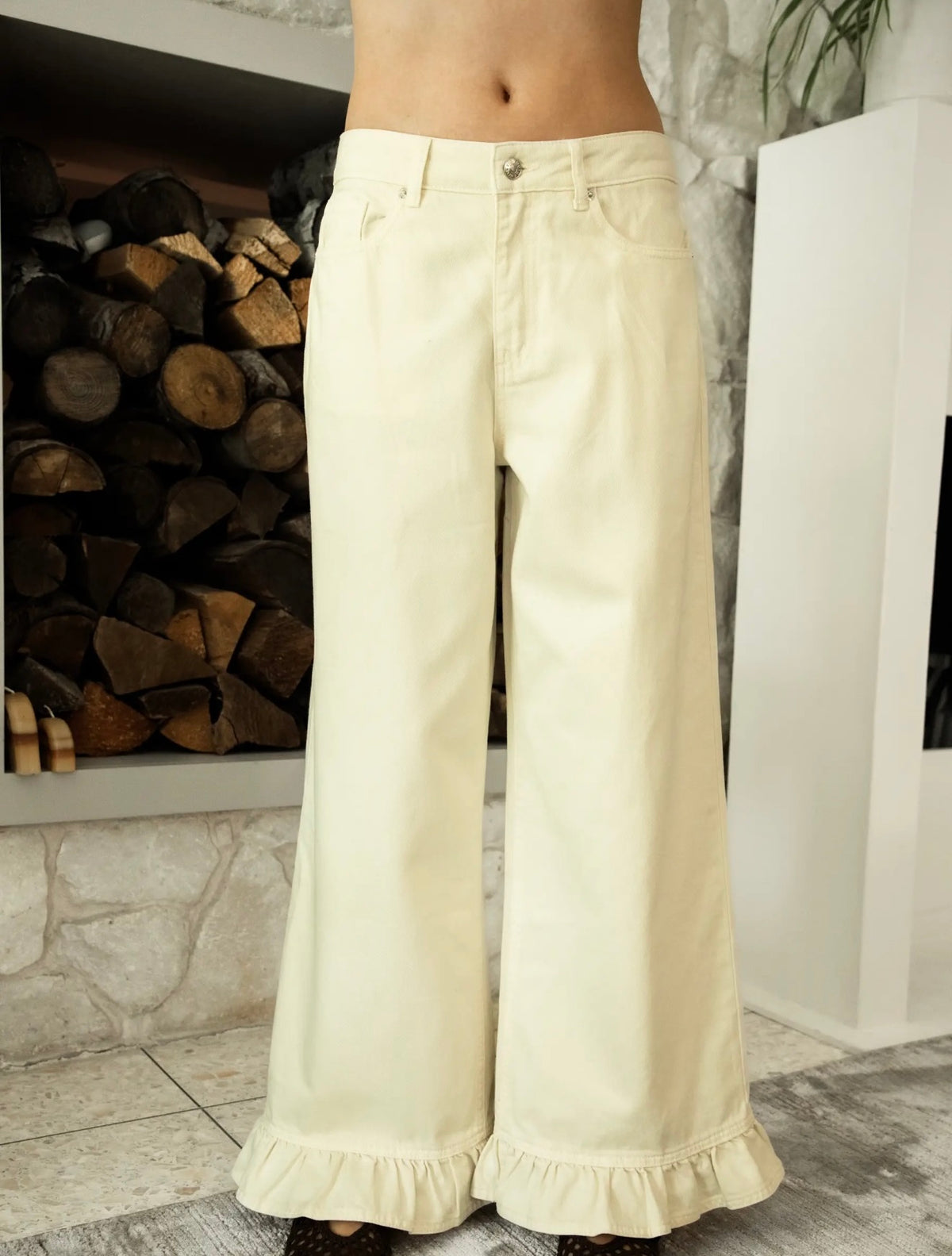 The Sunday Best Ruffle Jeans