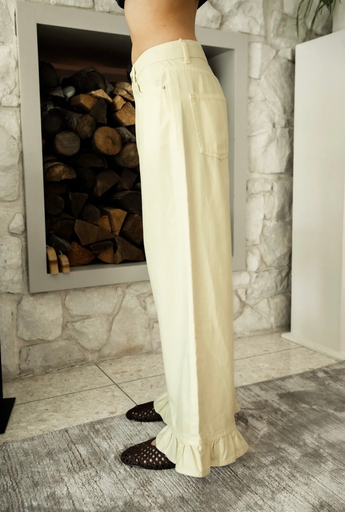 The Sunday Best Ruffle Jeans