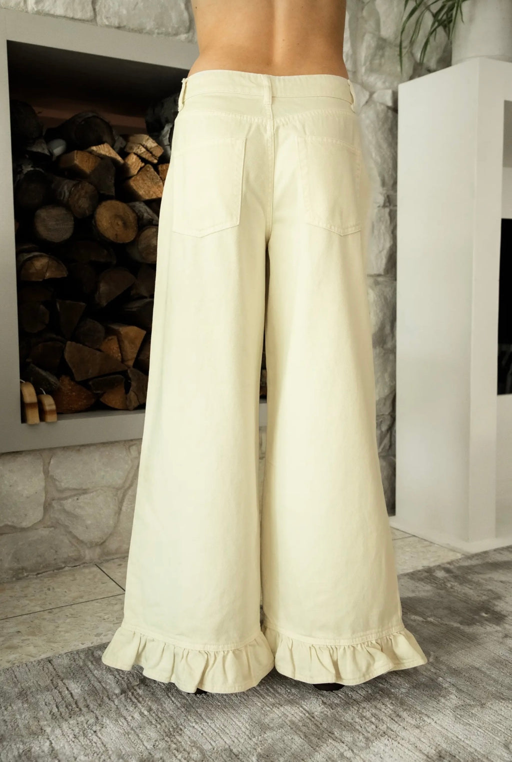 The Sunday Best Ruffle Jeans