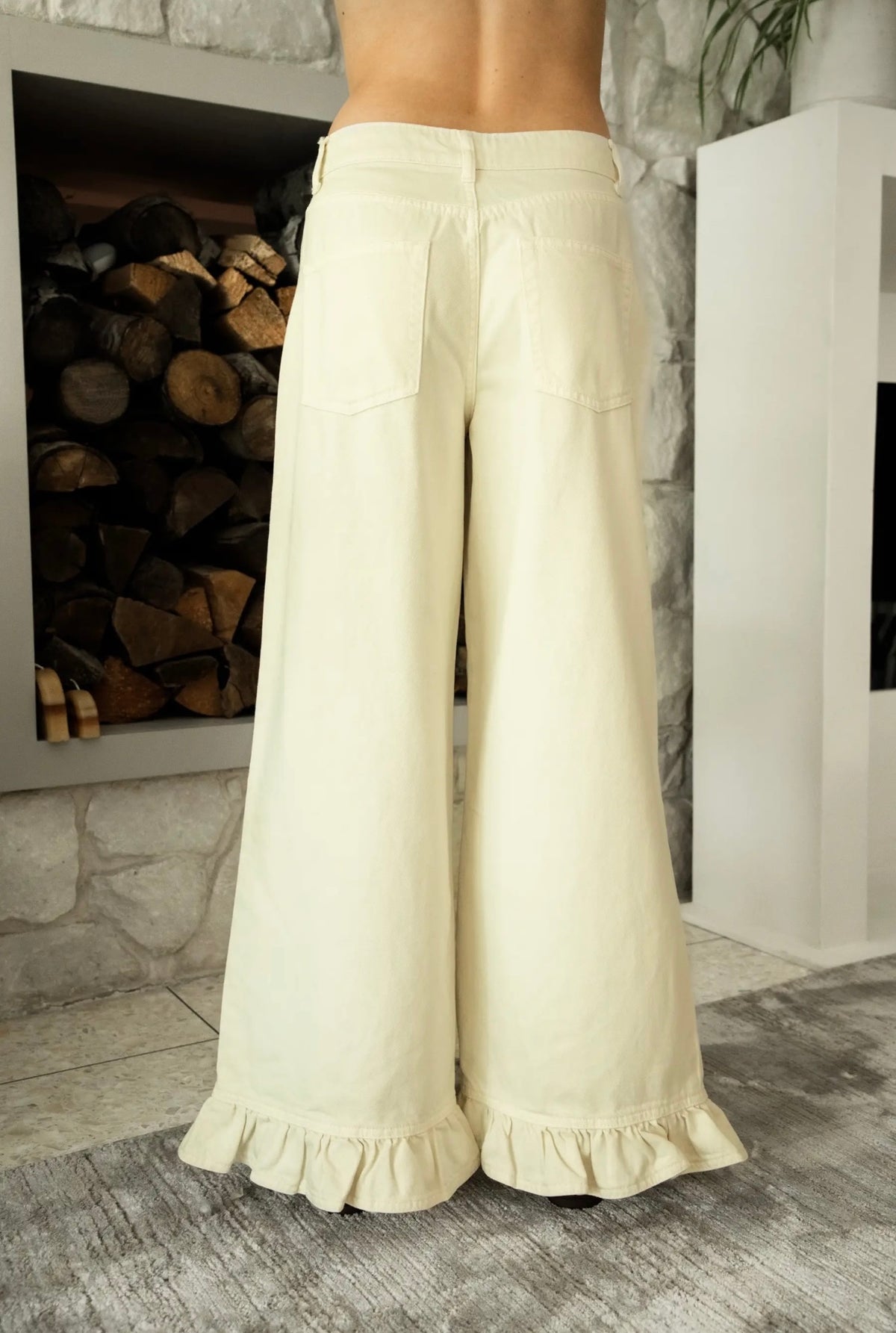The Sunday Best Ruffle Jeans