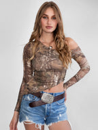 Wild Side Camo Top