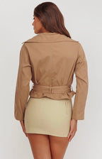 The Hampton Cropped Trench Jacket