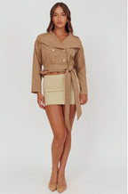The Hampton Cropped Trench Jacket