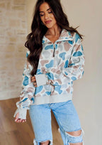 The Bluewater Camo Quarter Zip