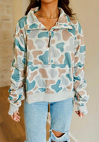 The Bluewater Camo Quarter Zip