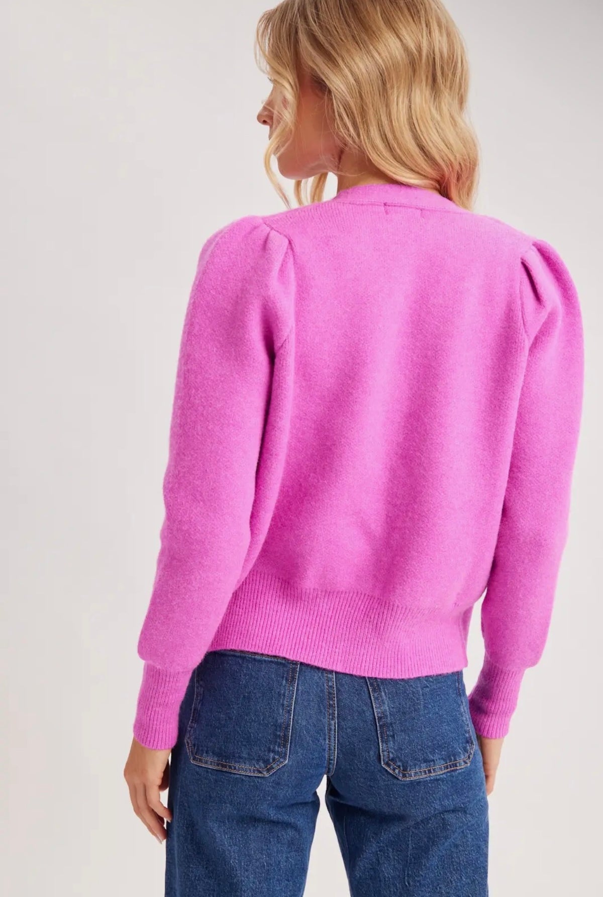 Sweetheart Button Cardigan